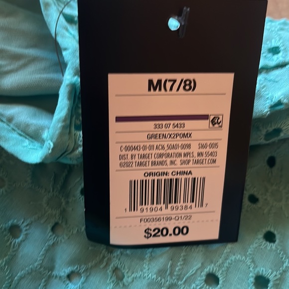 Girl’s art class Dress Various Sizes Green - Picture 3 of 7